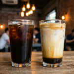 Prediksi pergeseran tren minuman iced americano vs kopi susu di Cirebon tahun 2026.