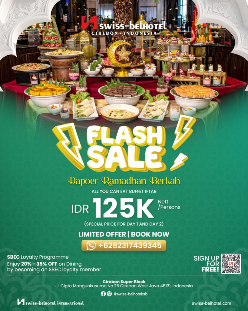 Paket Bukber Hotel Cirebon 20206: Swiss-belhotel Cirebon