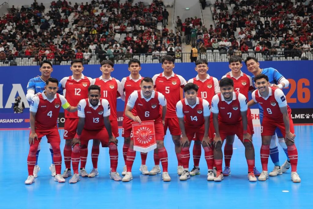 Yogi Saputra bersama Timnas Futsal Indonesia